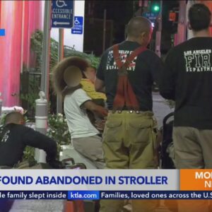 Toddler found inside abandoned stroller in L.A.