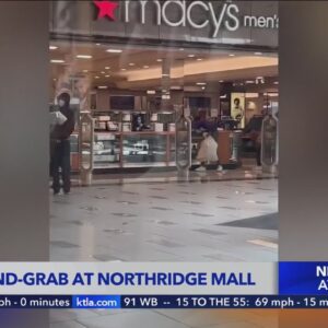 Video captures smash-and-grab robbers at Northridge Mall
