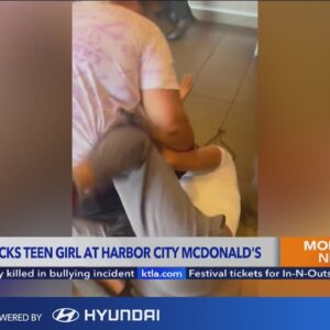 Woman attacks teen at McDonald's