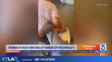 Woman attacks teen at McDonald's