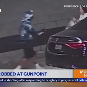 Woman robbed at gunpoint in caught-on-video incident