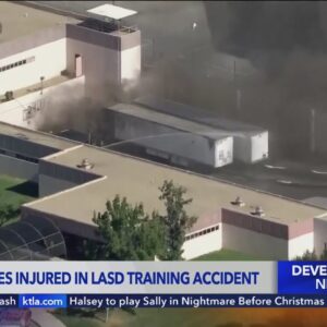 2 deputies injured in mobile shooting range fire at L.A. County training facility