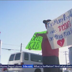 Protesters demand safety improvements along PCH where 4 Pepperdine students were killed