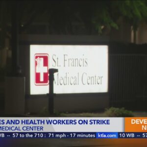 1,500 Health car workers begin strike against St. Francis Medical Center