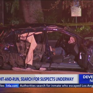 2 suspects sought in deadly Pasadena hit-and-run