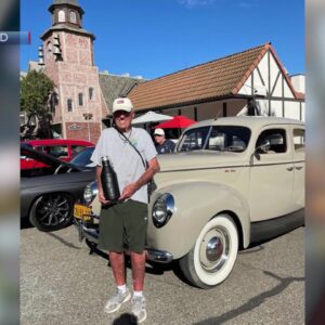 90-year-old man wins classic car in Solvang
