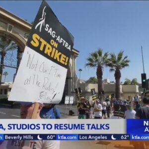 Actors and studios set to resume talks Monday