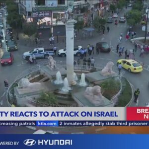 Southern California community reacts to attack on Israel by Hamas militant group