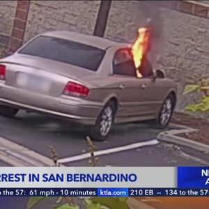 Arson arrest made in San Bernardino