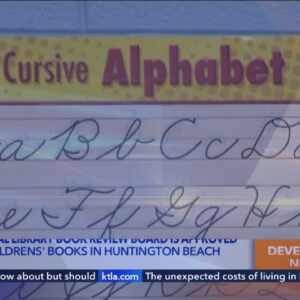 Cursive handwriting to be taught in California schools
