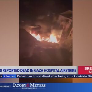 Explosion kills hundreds at Gaza hospital; Hamas and Israel trade blame