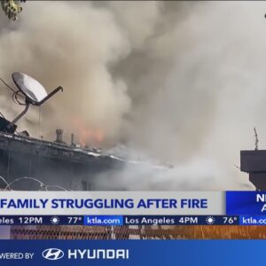 Fontana family left homeless after devastating fire