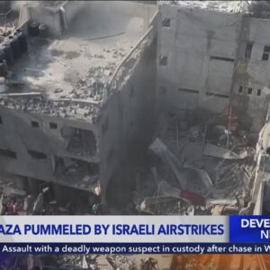 Gaza bombarded by Israeli airstrikes