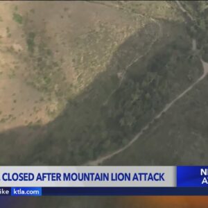 Hiking trail closed after mountain lion attack