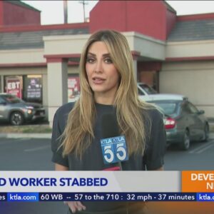 Jack in the Box employee stabbed by transient
