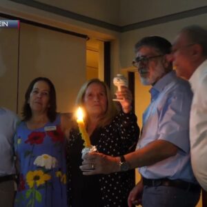 Jewish community members prayer as war breaks out in Israel