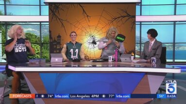 KTLA Weekenders hilarious roast each other in Halloween costumes