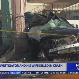 L.A. County investigator and wife killed in violent crash in Downey