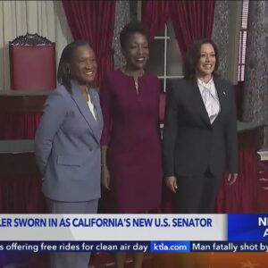 Laphonza Butler sworn in to replace Dianne Feinstein in Senate