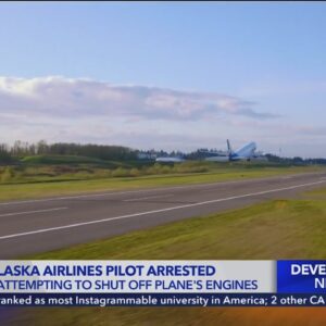Alaska Airlines pilot accused of trying to shut down engines mid-flight