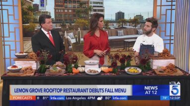 Lemon Grove rooftop restaurant debuts fall menu