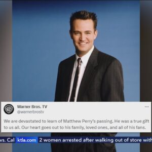 Locals, actors among those paying tribute to Matthew Perry