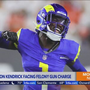 Rams cornerback Derion Kendrick found with weapon in vehicle hours after victory over Cardinals