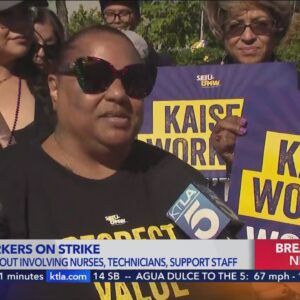 Kaiser Permanente workers go on strike in largest health care walkout in U.S. history