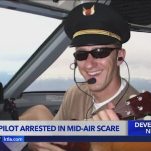 Off-duty pilot arrested in mid-air scare