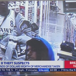8 suspects caught on camera stealing thousands of dollars in merchandise from shoe store