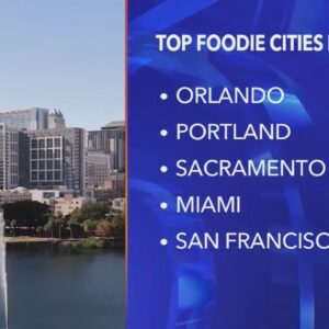 Orlando named #1 foodie city by perplexing study