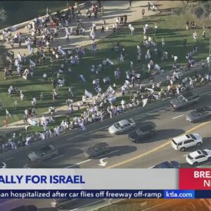 Rally for Israel held in Beverly Hills