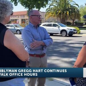 Assemblymember Gregg Hart continues his Sidewalk Office hours Wednesday in Santa Maria