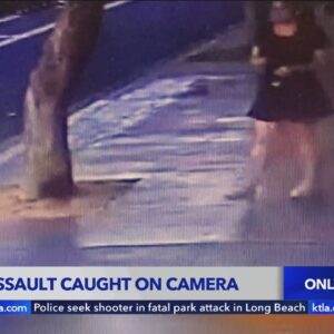 Sexual assault in Long Beach captured on cameras