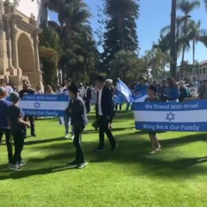 Stand Up for Israel march held in Santa Barbara
