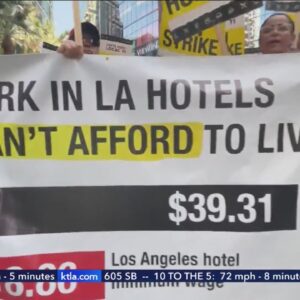 Striking hotel workers replaced by unhoused migrants