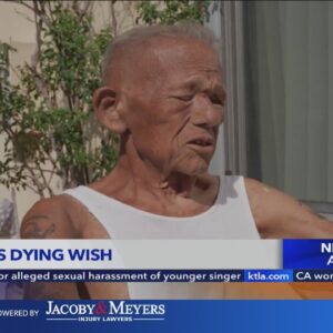 Veteran's dying wish is to be buried next to his wife