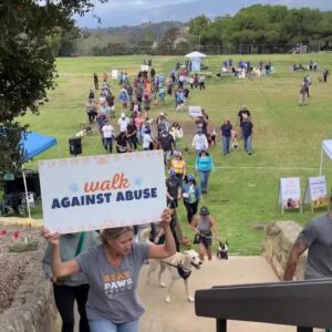 Walk Against Abuse bring dog walkers to Elings Park in Santa Barbara