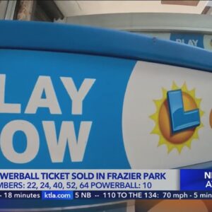 Winning $1.73 billion Powerball ticket sold in SoCal