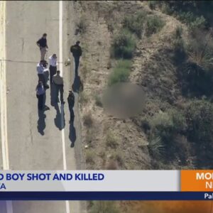12-year-old boy found shot to death on Santa Clarita roadside