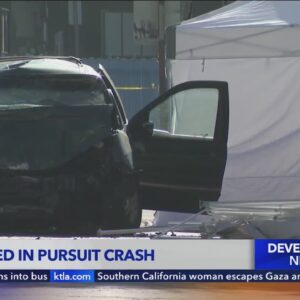 2 killed in pursuit crash in Los Angeles
