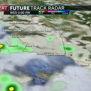 A series of weak storms bring rain chances starting Wednesday