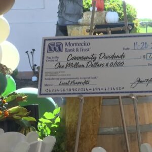 A special $1-million donation has been presented to non-profits