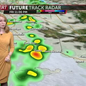 After a lull on Thursday, rain will continue Friday