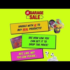 Haggle with AI chatbot for PS5, Olivia Rodrigo tickets at AI Garage Sale