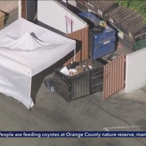 Arrest made in connection with body parts found in dumpster in Tarzana