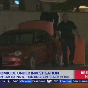 Body found in trunk leads to homicide investigation 