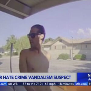 Burbank police searching hate crime vandal suspect