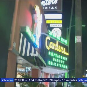 Canters Deli in Los Angeles hit with antisemitic graffiti