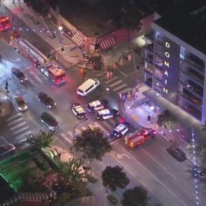 Car crashes into West Hollywood restaurant
